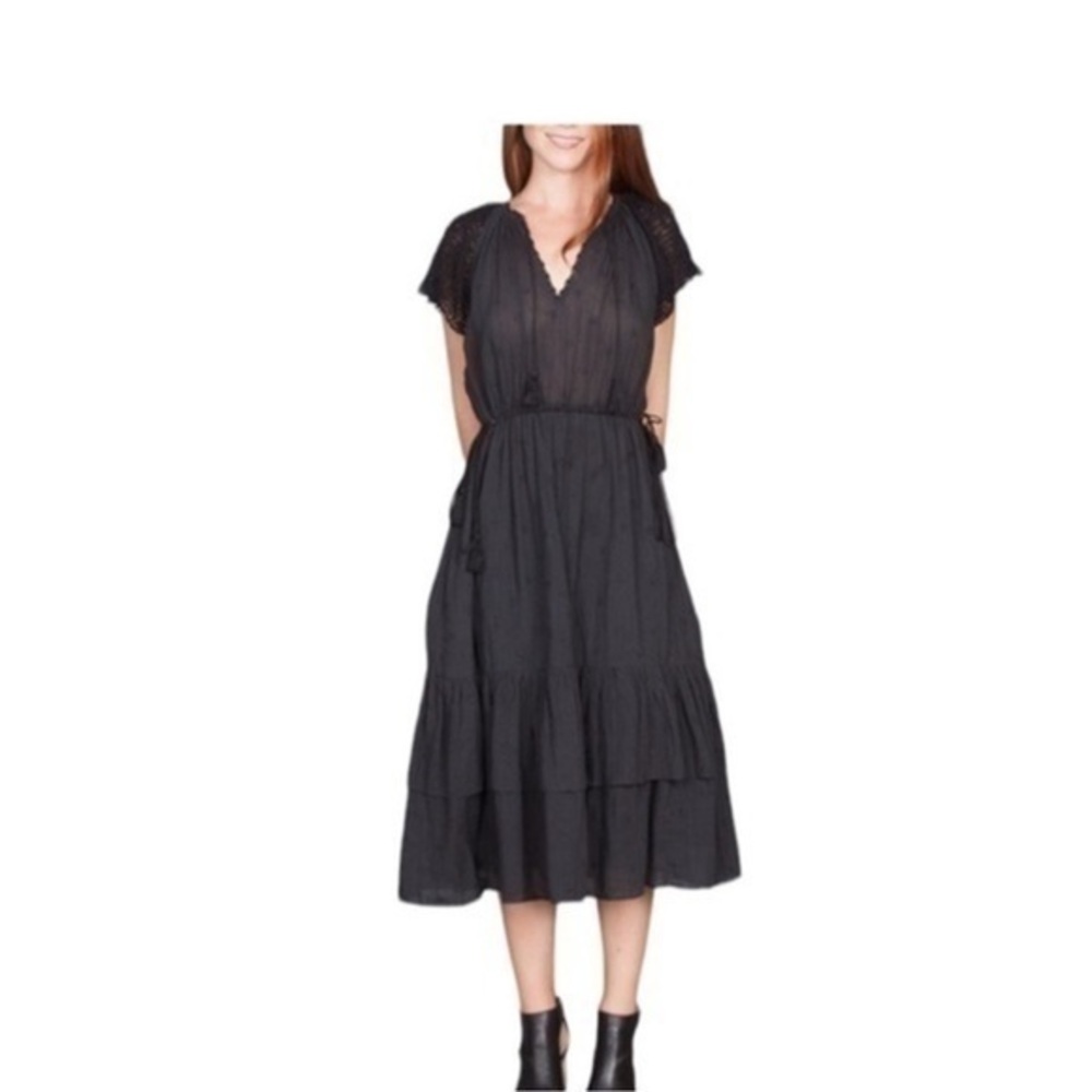 Ulla Johnson Black Pauline Dress Sz 2